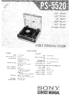 Sony PS-5520 - Service Manual 